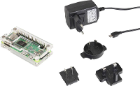 Raspberry Pi Zero WH 512 MB 1 x 1.0 GHz Incl. Netvoeding, Incl. Behuizing, Incl. Noobs OS, Incl. Opbergkoffer MAKERFACTORY
