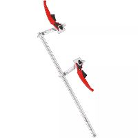 Ratelklem Heavy Duty Zwart Stalen As 705 lbs Klemkracht 15 3/4 Inch Opening Capaciteit Glijdende Ledematen voor Lassen H