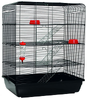 Rattenkooi Remy Zwart #95;_58x38x71 Cm