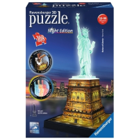 Ravensburger 3D puzzel: Statue of Liberty Night Edition