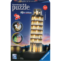 Ravensburger 3D Puzzel   Toren van Pisa Night Edition