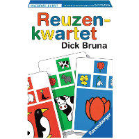 Ravensburger Dick Bruna Reuzenkwartet kaartspel Nederlands, 2   4 spelers, 15 minuten, Vanaf 3 jaar