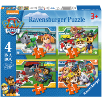 Ravensburger Paw Patrol   4 in a box 12, 16, 20 en 24 stukjes