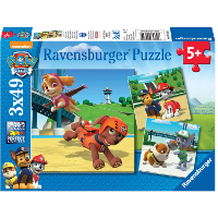 Ravensburger Paw Patrol   Team op 4 poten puzzel 3x 49 stukjes