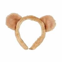Pluche leeuwen hoofdband met oortjes   15 cm   verkleed spullen voor dierenpak