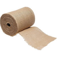 Rol jute lint/decoratielint   20 cm x 25 meter op rol   hobby/decoratiemateriaal   jute stof