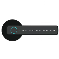 RAYKUBE M5 Tuya BLE Slimme Vingerafdruk Deurslot Elektronisch Slot met Wachtwoord/Sleutel/Kaart/Tuya APP Ontgrendel Slim