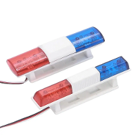 RC Auto Onderdelen LED Politie Knipperlicht Alarm voor 1/10 HSP Kyosho Tamiya Axial SCX10 D90 Voertuigmodellen Reserveon