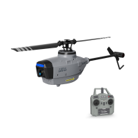 RC tijdperk C127AI 2.4G 4CH Borstelloze 6 assige gyro 720P Groothoekcamera Optische stroom Lokalisatie Hoogte Hold Flyba