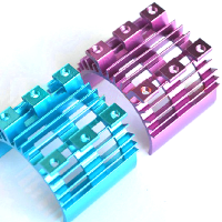 Rc Motor Aluminum Heat Sink With Cooling Fin Outlet