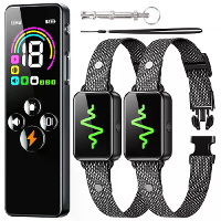 RC06 Honden Trainingshalsband IP67 Waterdicht Oplaadbare Afstandsbediening Huisdier Controller met LCD kleurenscherm voo