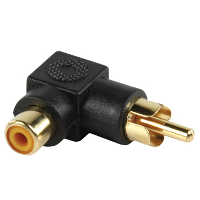 Rca plug rca sock.Hkd.Black haaks