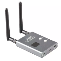 RD40 5.8G 48CH Dual Antenna FPV ontvanger met lange afstand RX module LED display met AV  en voedingskabel voor RC race 