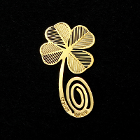 Reading Four Leaf Clover Metal Clip Bookmark Gift Book Mark