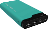 RealPower PB 15000C Powerbank 15000 mAh Li ion Groen