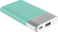 RealPower PB 4000 Powerbank 4000 mAh LiPo Blauw
