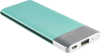 RealPower PB 5500 Powerbank 5500 mAh LiPo Zilver, Groen