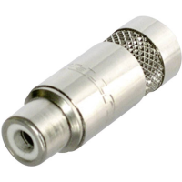 Rean AV NYS372 P Cinch connector Bus, recht Aantal polen: 2 Zilver 1 stuk(s)