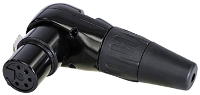 Rean AV RC5FR B XLR connector Koppeling, haaks Aantal polen: 5 1 stuk(s)