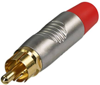 Rean AV RF2C AU 2 Cinch connector Stekker 1 stuk(s)