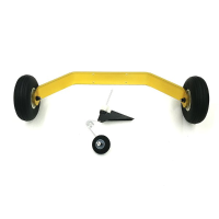 Rear Three Point Aluminum Landing Gear For Mtd My Twin Dream Rc Airplane