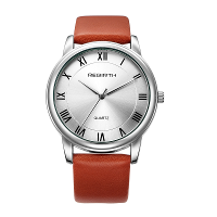 Rebirth Re043 Casual Style Ultra Thin Female Watch Leather Strap Quartz Movement Watch