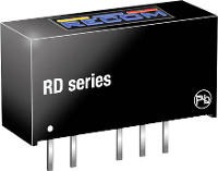RECOM RD 1212D/P DC/DC converter, print 84 mA 2 W Aantal uitgangen: 2 x Inhoud 1 stuk(s)