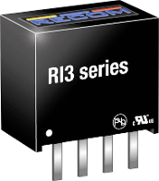 RECOM RI3 0512S DC/DC converter, print 250 mA 3 W Aantal uitgangen: 1 x Inhoud 1 stuk(s)