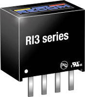 RECOM RI3 1205S DC/DC converter, print 600 mA 3 W Aantal uitgangen: 1 x Inhoud 1 stuk(s)