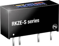 RECOM RKZE 0505S/P DC/DC converter, print 400 mA 2 W Aantal uitgangen: 1 x Inhoud 1 stuk(s)