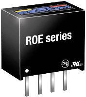 RECOM ROE 0515S DC/DC converter, print 15 66 mA 1 W Aantal uitgangen: 1 x Inhoud 1 stuk(s)