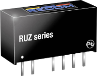 RECOM RUZ 050505 DC/DC converter, print 200 mA 2 W Aantal uitgangen: 2 x Inhoud 1 stuk(s)