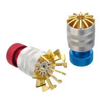 Red And Blue Repair Watch Plastic Crystal Removing Tools
