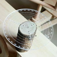 RODE Pijl 200mm/300mm Middelpuntzoeker Tool Houtbewerking Kompas voor Houtdraaiers Schalen Draaibank Werkheldere Acrylaa