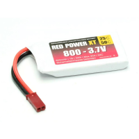 Red Power LiPo accupack 3.7 V 800 mAh Aantal cellen: 1 25 C Softcase JST, BEC