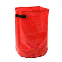 Red Round Balcony Vegetable Planting Bag Planter Bags With Handle