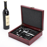 Red Wine Bottle Opener Set 9 Piece Set