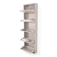Redin Design Pippen industrieel schoenenkast 5 lade Taupe metaal 50x15x169