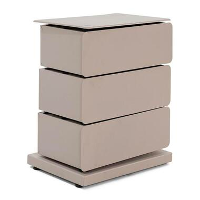 Redin Design Rodman industrieel Schoenenkast 3 lade Taupe metaal 37x26x54.5