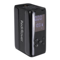 RedrRover Mini P02 Elektrische Luchtcompressor 100PSI Draadloze Inflatie met LED Display voor motorfiets, racefiets, mou