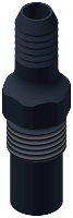 REED Electronics Schlauchtülle für Schlauch ID 9mm Slangmondstuk 1 stuk(s)