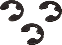 Reely As zekeringsring Geschikt voor asdiameter: 4 mm 20 stuk(s)