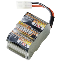 Reely NiMH accupack 7.2 V 2000 mAh Aantal cellen: 6 Block Tamiya
