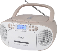 Reflexion RCR2260PK Radio/CD speler VHF (FM) AUX, CD, Cassette Pink, Wit