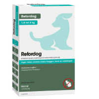 Refordog 40 mg spot on anti parasiet hond (1,5   4 kg) 3 pipetten