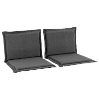 Tuinstoelkussenset Jardin Universeel   grijs   57x57x5/57x45x5 cm   Leen Bakker