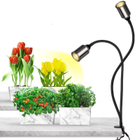 RELASSY Geel Licht Volle Buis Genoeg Dubbelhoofdig Driestandenvijfstandendoof LED Plant Licht