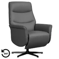 Relaxfauteuil Boaz  elektrisch verstelbaar   antraciet   Leen Bakker
