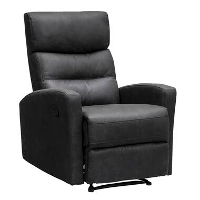 Relaxfauteuil Jackson   stof   zwart   Leen Bakker