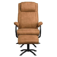 Relaxfauteuil Vic incl. Hocker   camel   Leen Bakker